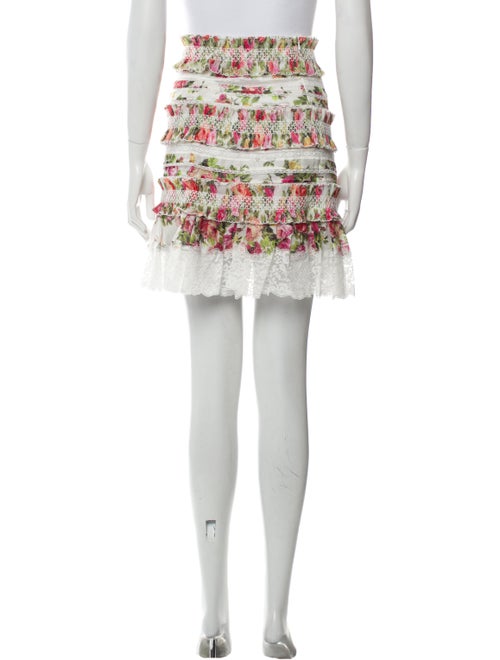 Zimmermann Floral Print Knee-Length Skirt