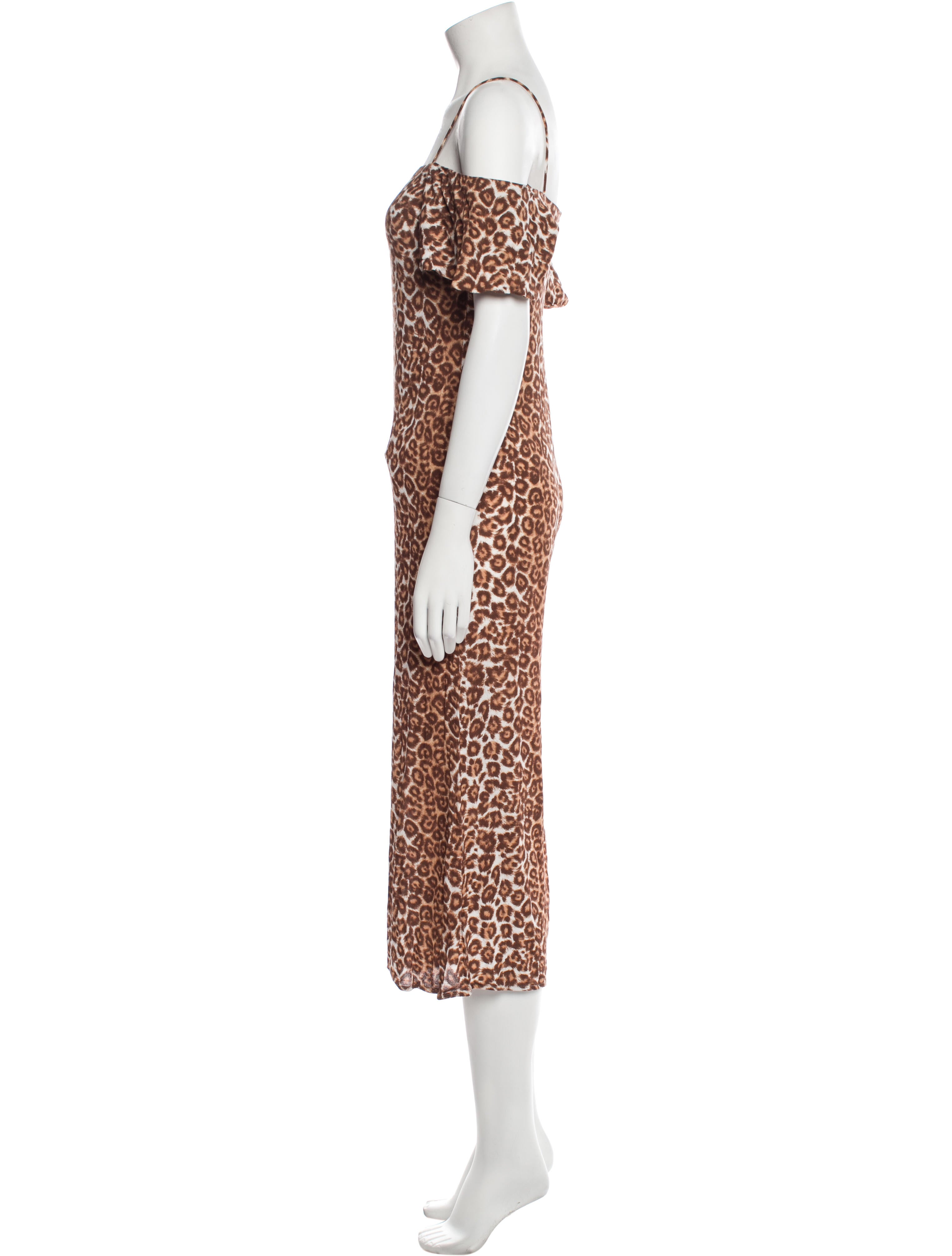 Zimmermann Animal Print Square Neckline Jumpsuit