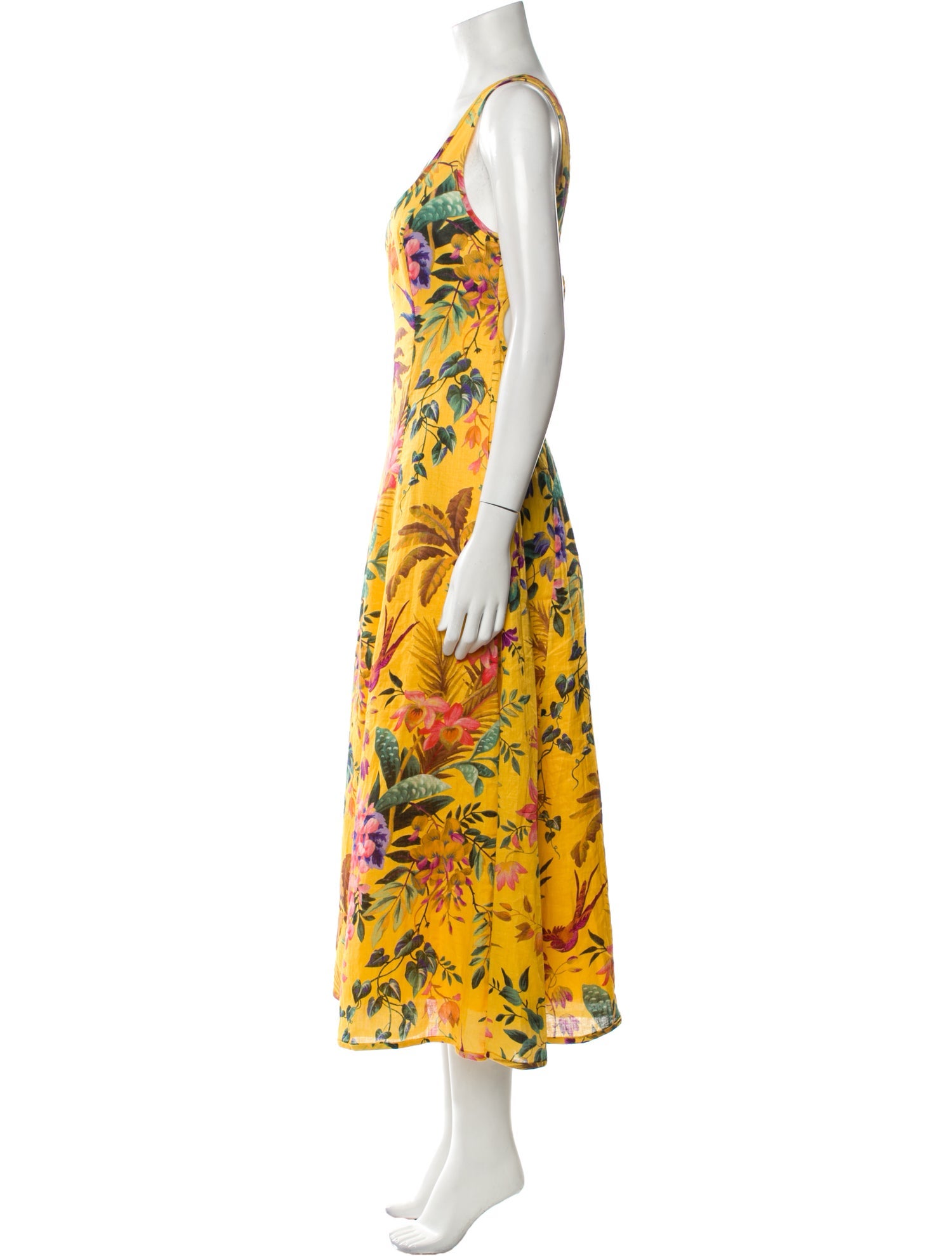 Zimmermann Floral Print Long Dress - Yellow Dresses, Clothing ...