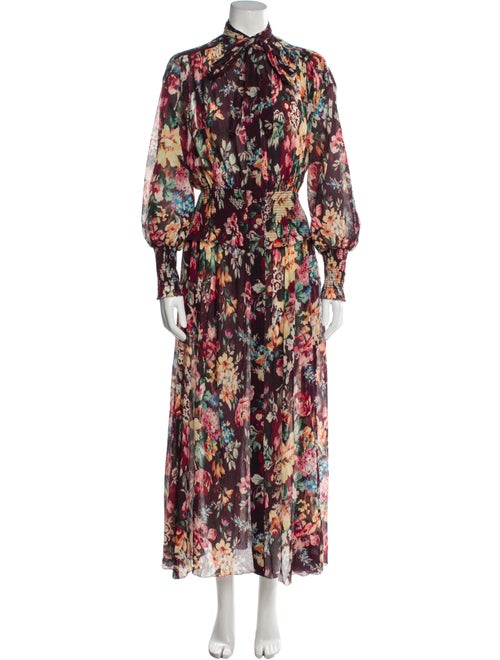 Zimmermann Floral Print Long Dress