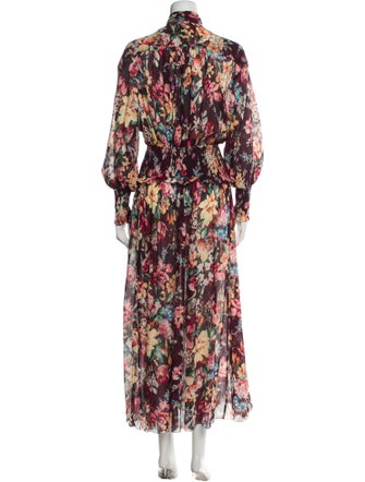 Zimmermann Floral Print Long Dress