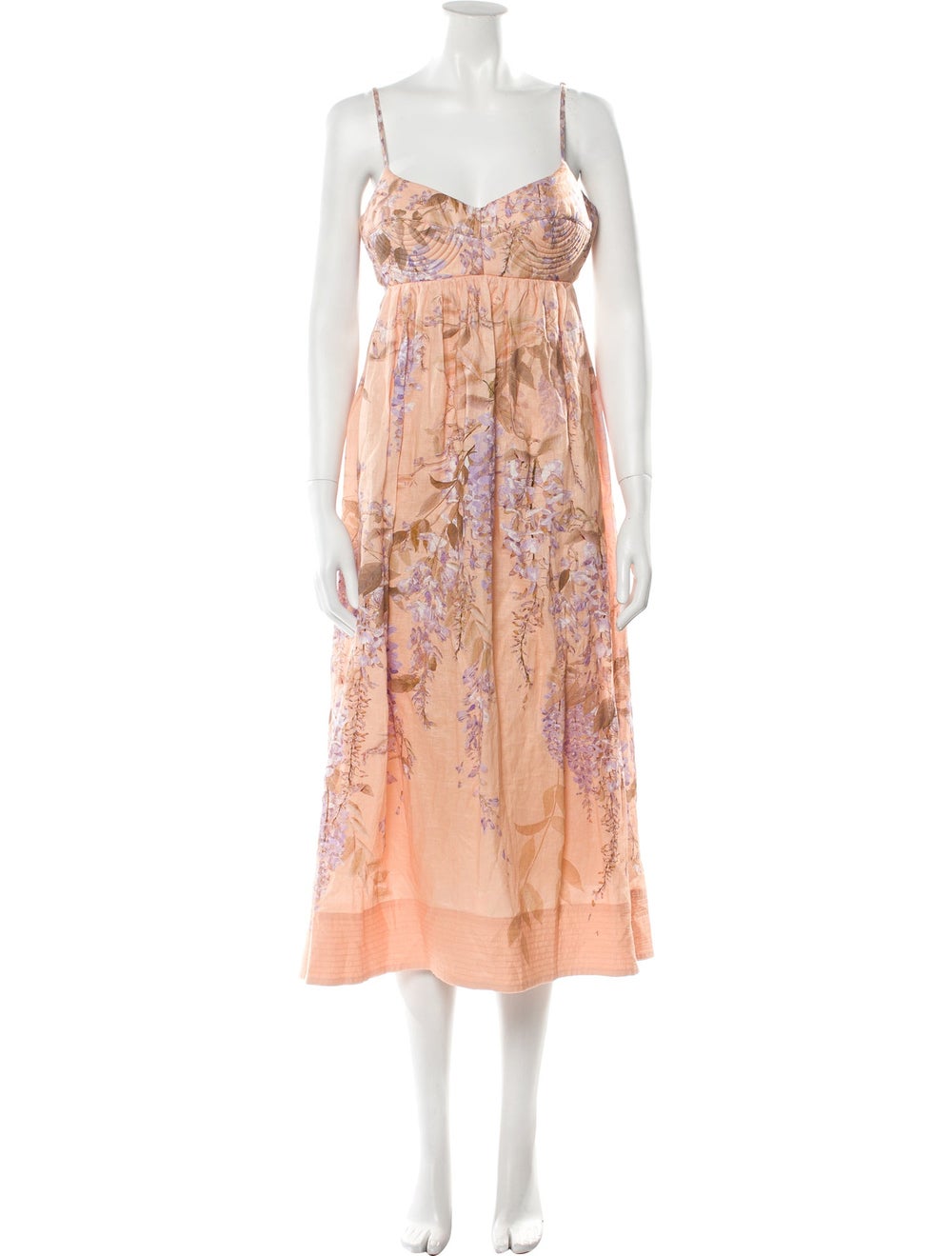 Zimmermann Floral Print Long Dress - Gem