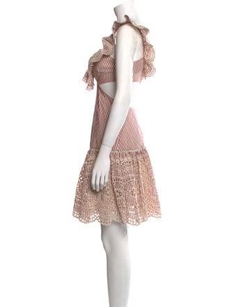Zimmermann Striped Knee-Length Dress