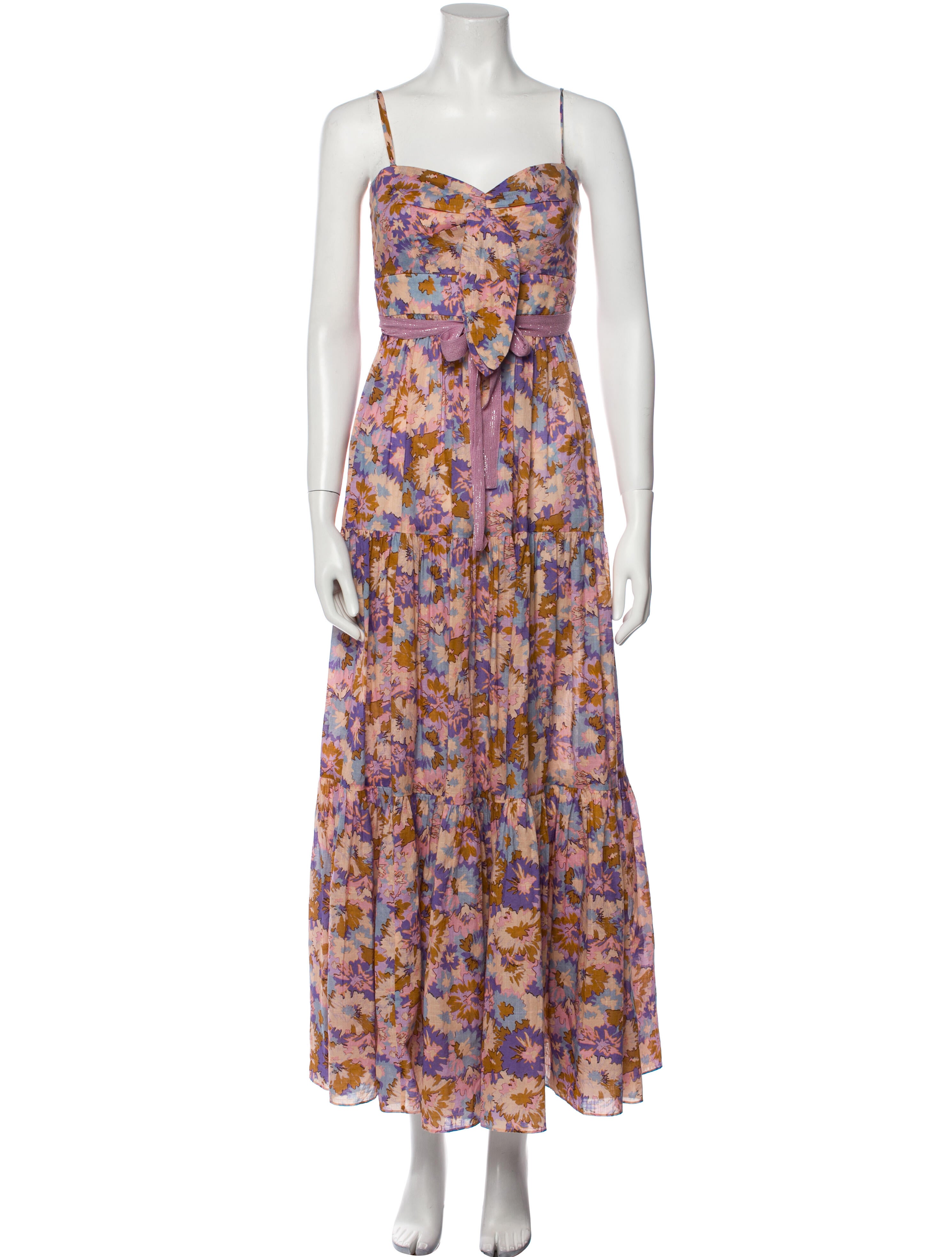 Zimmermann Floral Print Long Dress - Neutrals Dresses, Clothing ...
