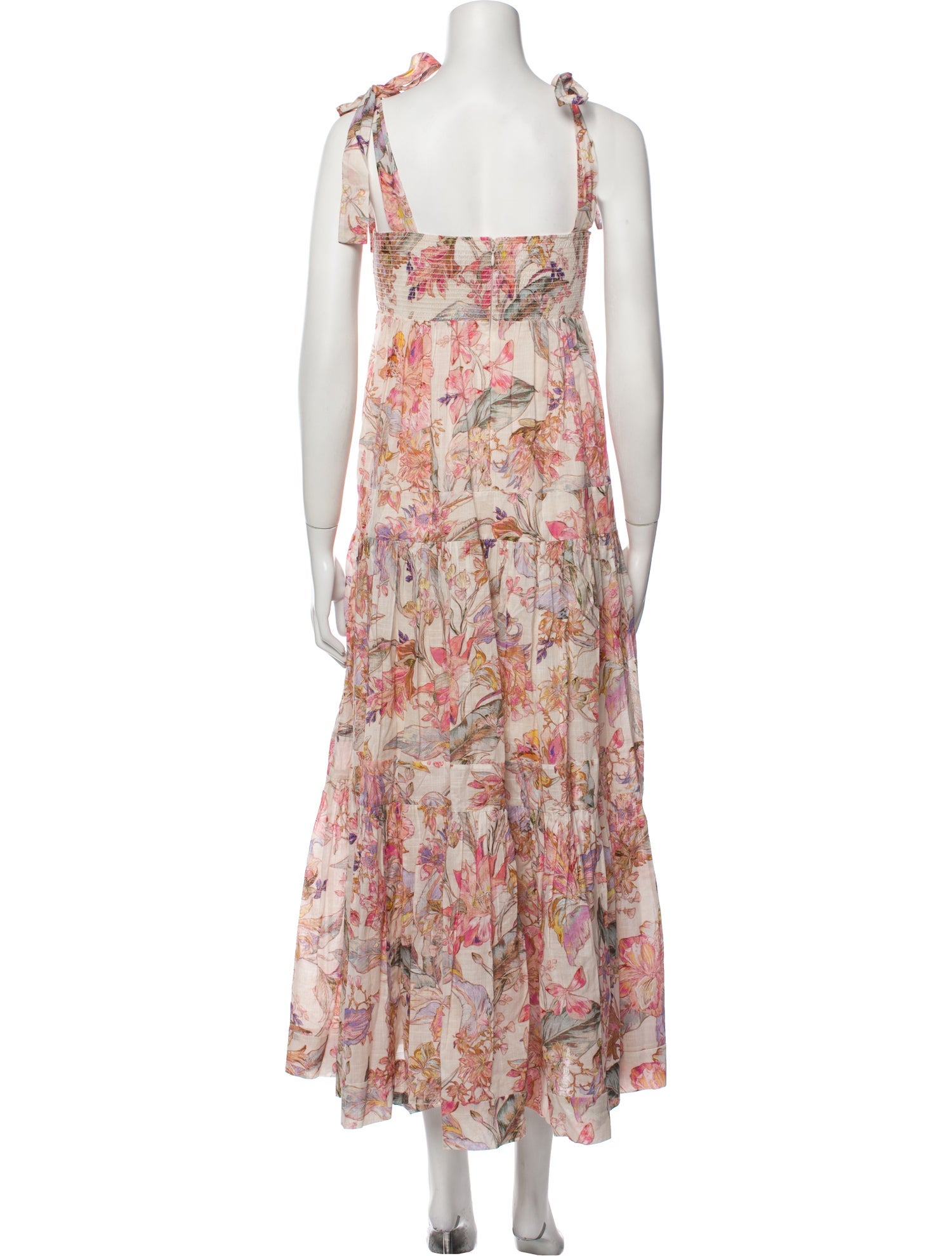 Zimmermann Floral Print Long Dress - Neutrals Dresses, Clothing ...