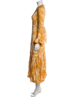 Zimmermann Floral Print Long Dress - Yellow Dresses, Clothing ...