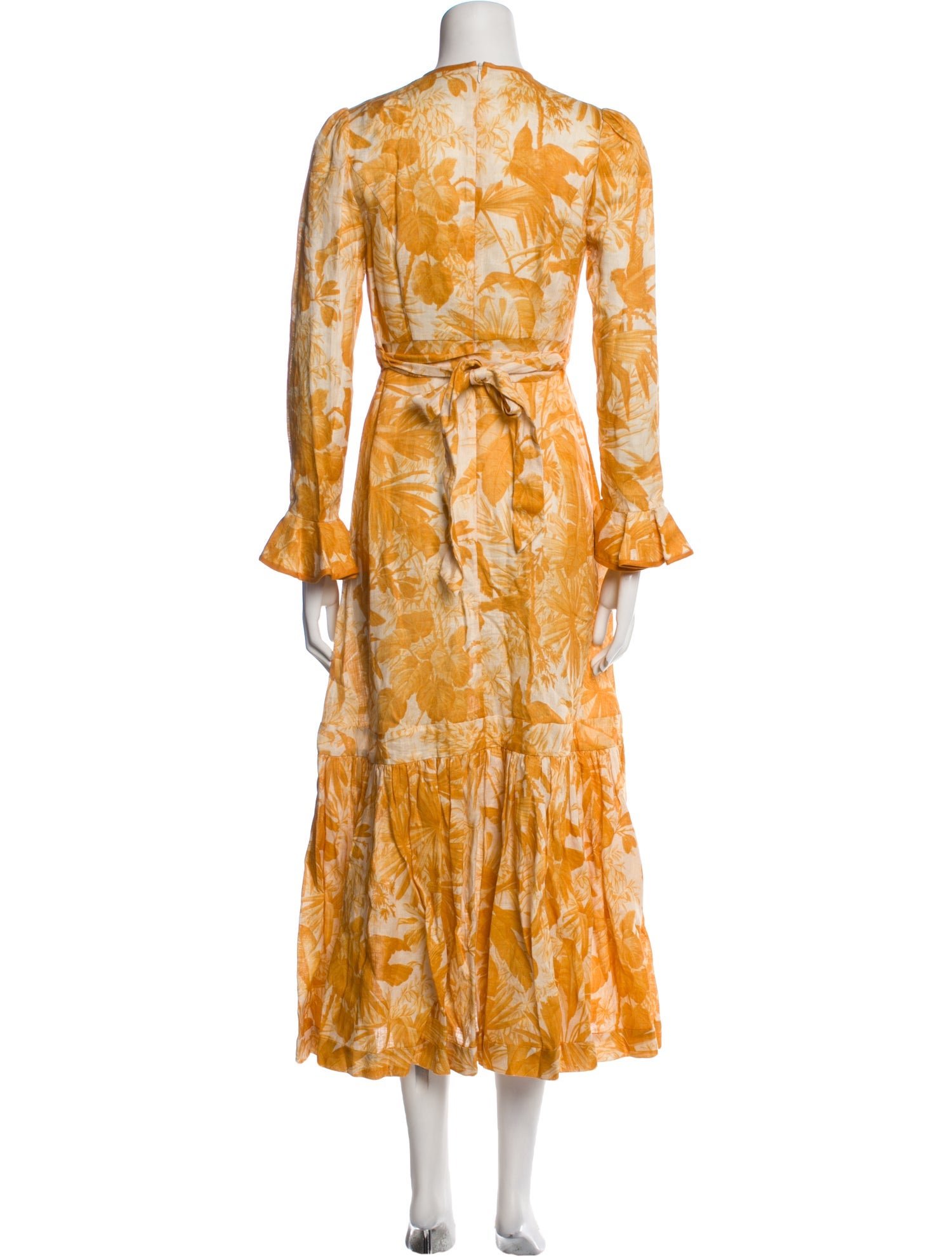 Zimmermann Floral Print Long Dress - Yellow Dresses, Clothing ...