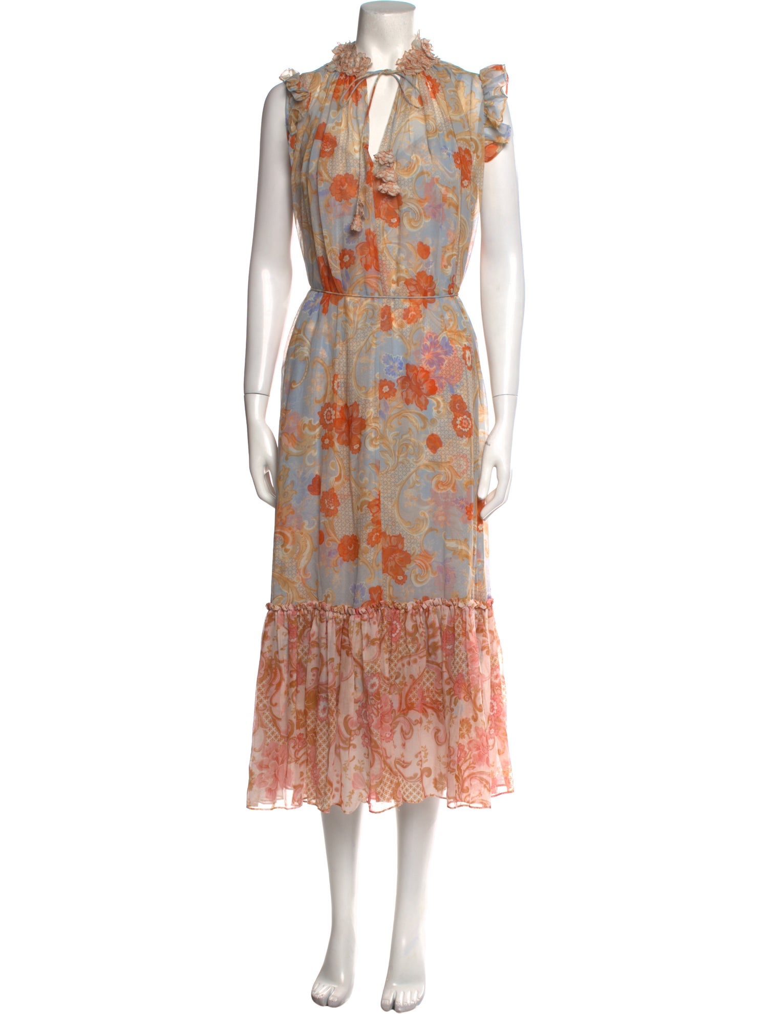 Zimmermann Floral Print Long Dress - Neutrals Dresses, Clothing ...