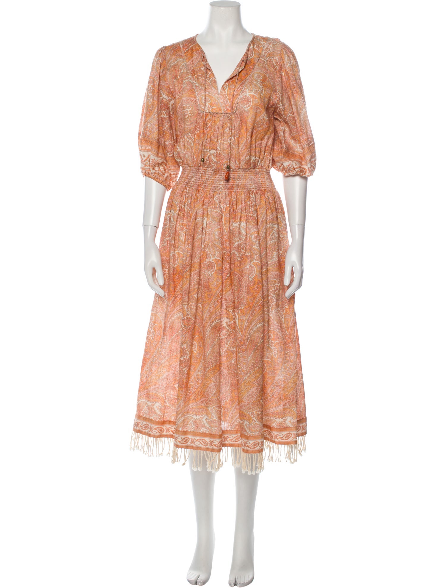 Zimmermann Floral Print Long Dress - Yellow Dresses, Clothing ...