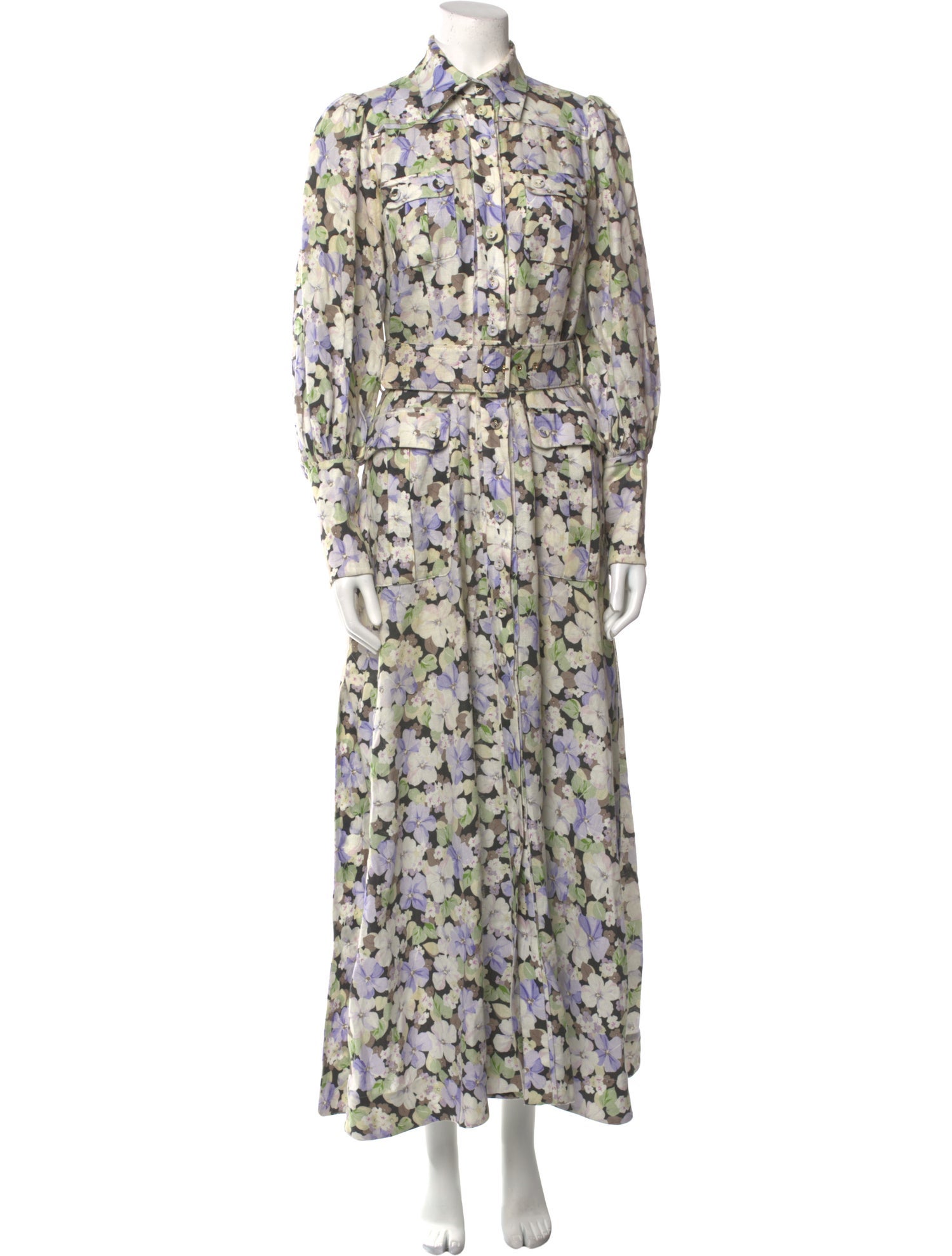 Zimmermann Floral Print Long Dress - White Dresses, Clothing ...