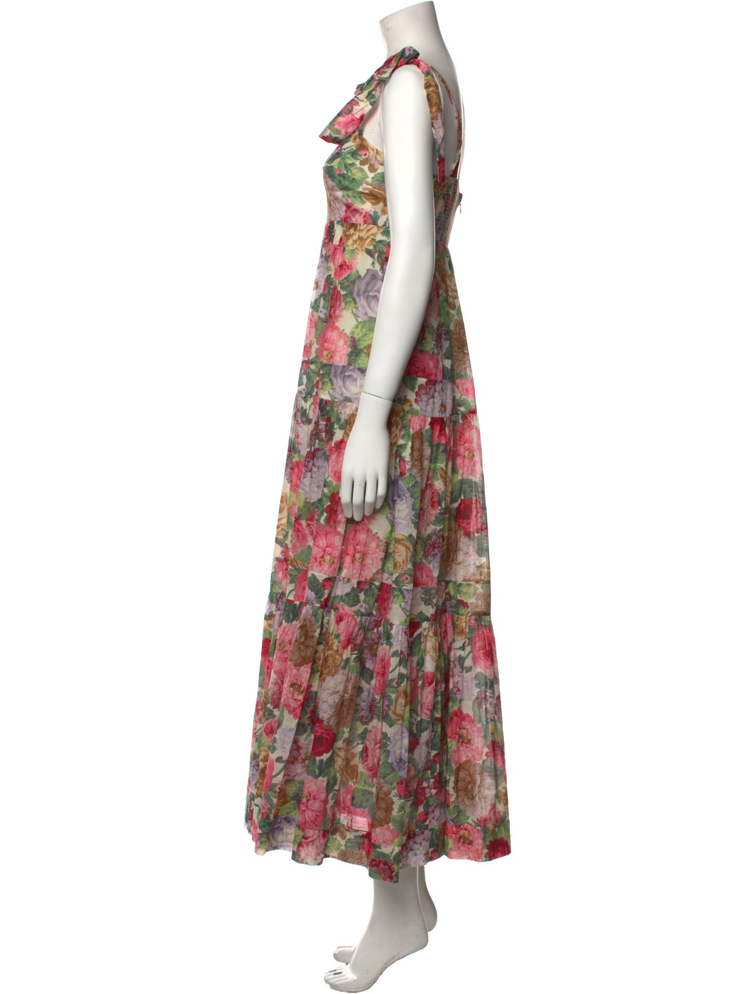 Zimmermann Floral Print Long Dress - Neutrals Dresses, Clothing ...