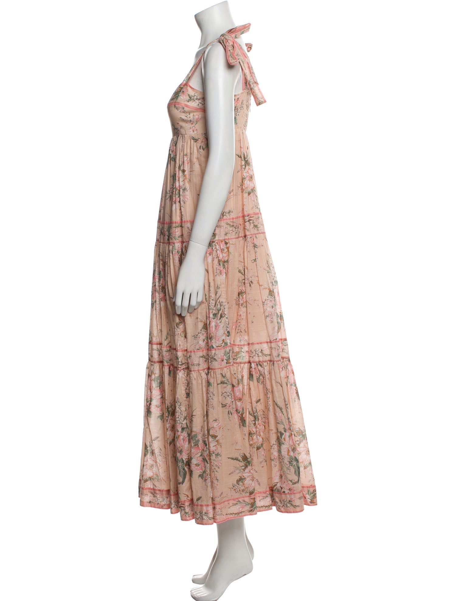 Zimmermann Floral Print Long Dress - Neutrals Dresses, Clothing ...