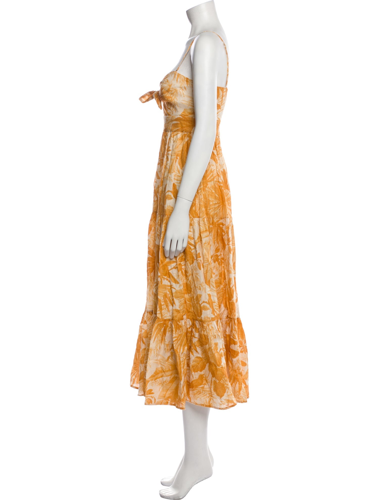 Zimmermann Floral Print Long Dress - Yellow Dresses, Clothing ...