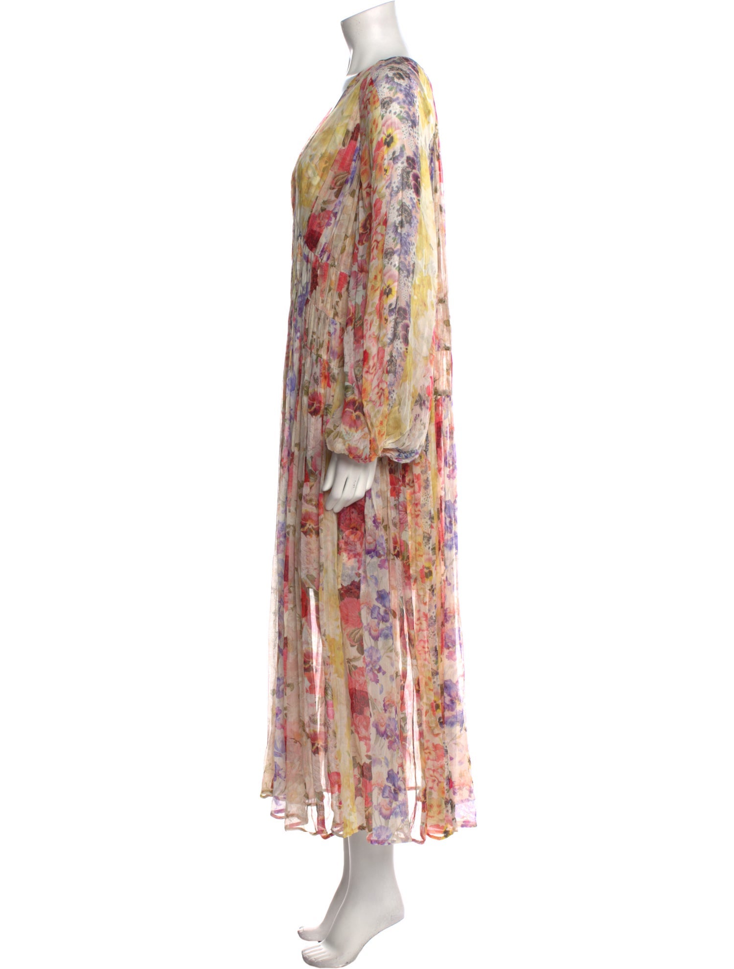 Zimmermann Floral Print Long Dress w/ Tags