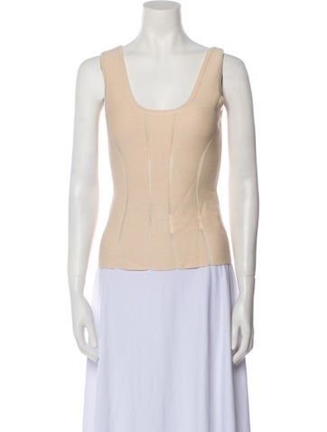Zimmermann Tops Scoop Neck Sleeveless Top S