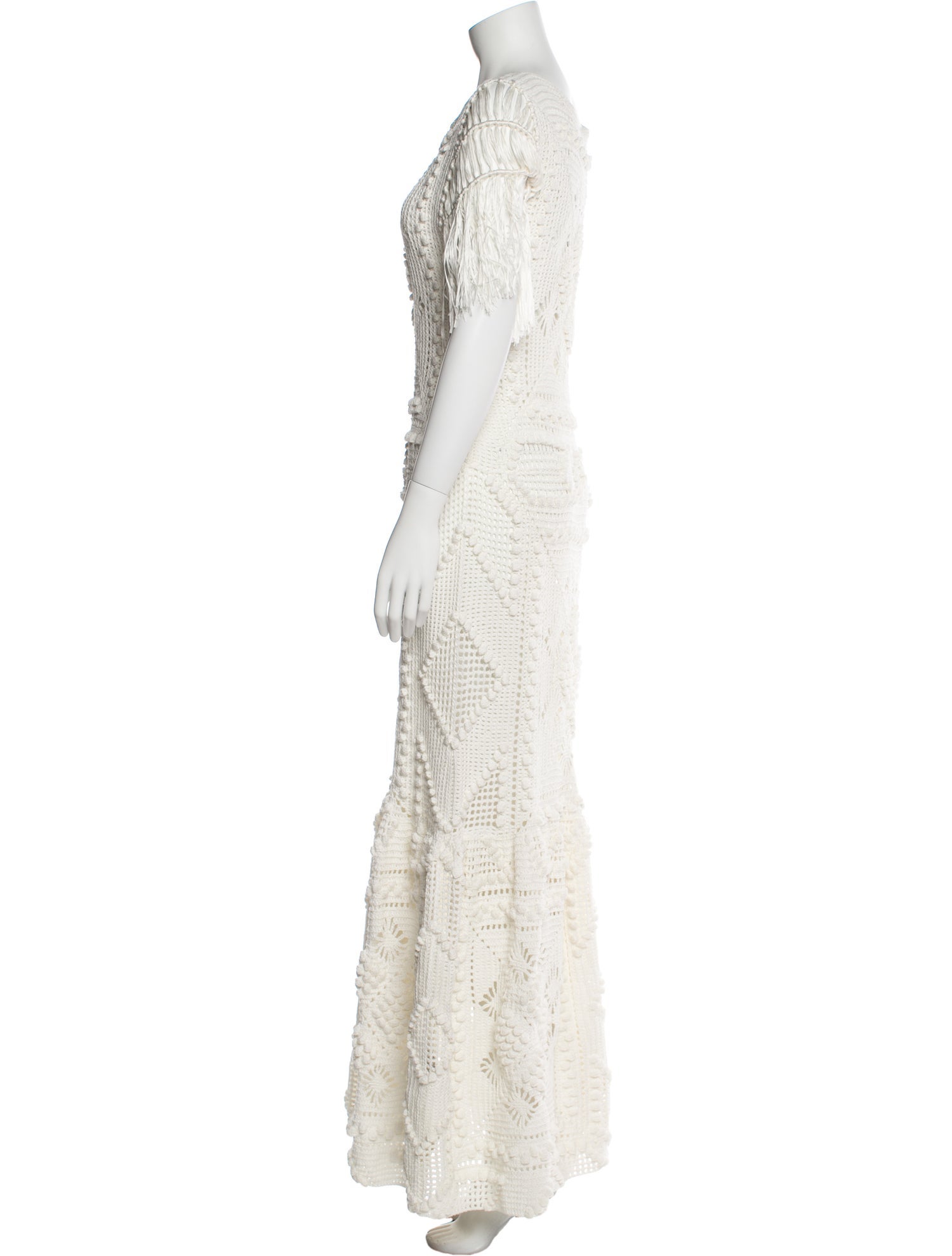 Zimmermann Lace Pattern Long Dress