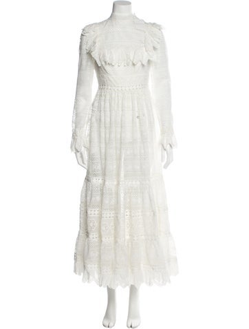 Zimmermann Dresses Lace Pattern Long Dress S