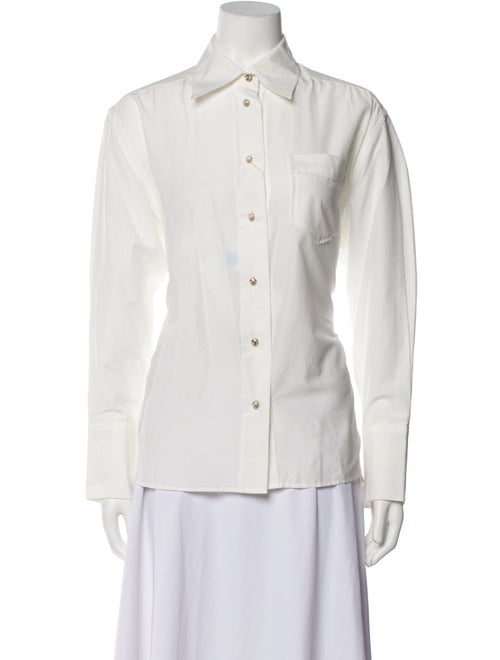 Zimmermann Long Sleeve Button-Up Top