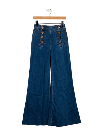 Zimmermann Jeans Mid-Rise Wide Leg XS