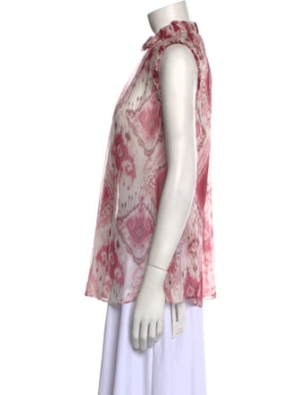 Zimmermann Silk Printed Blouse