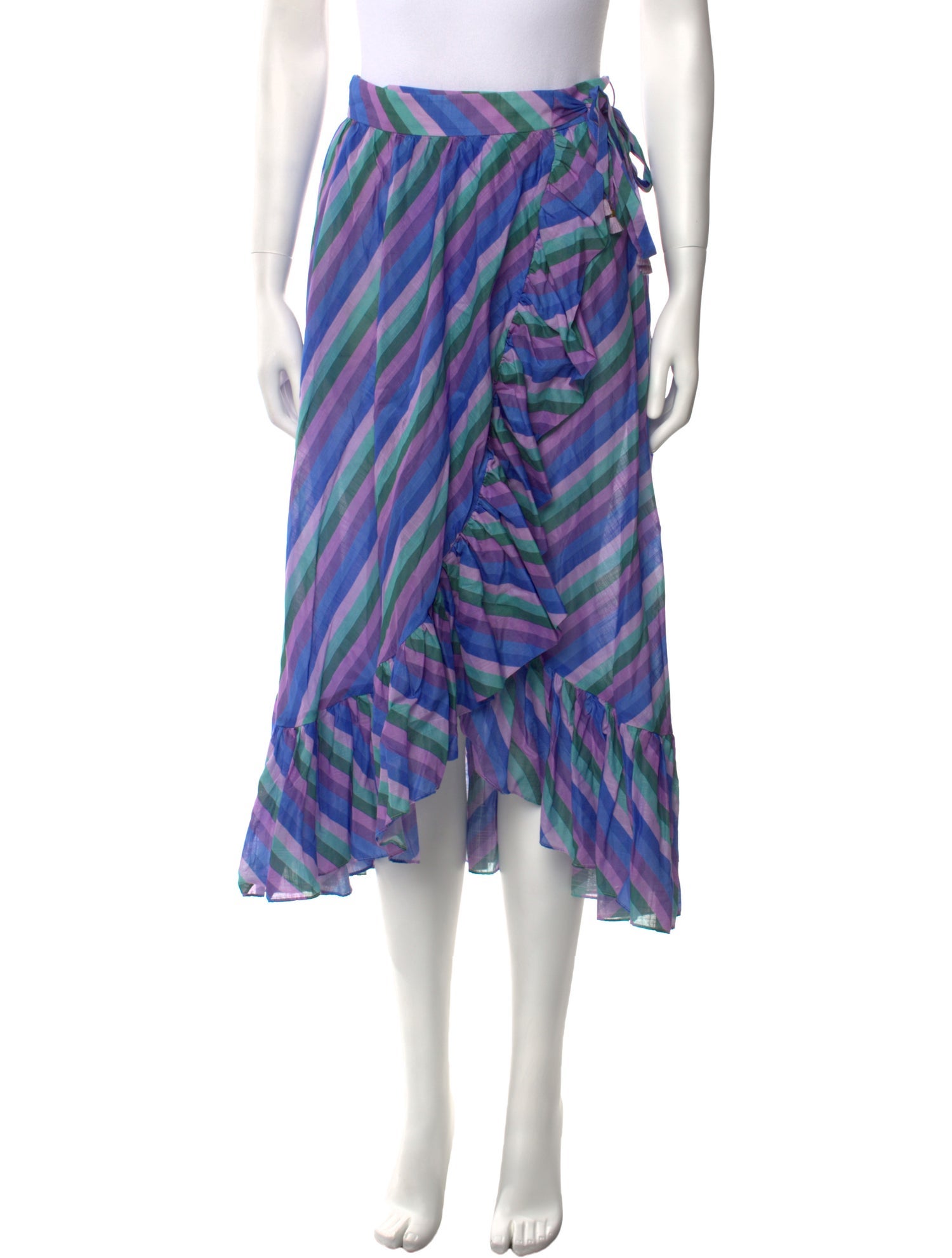 Zimmermann Striped Midi Length Skirt w/ Tags