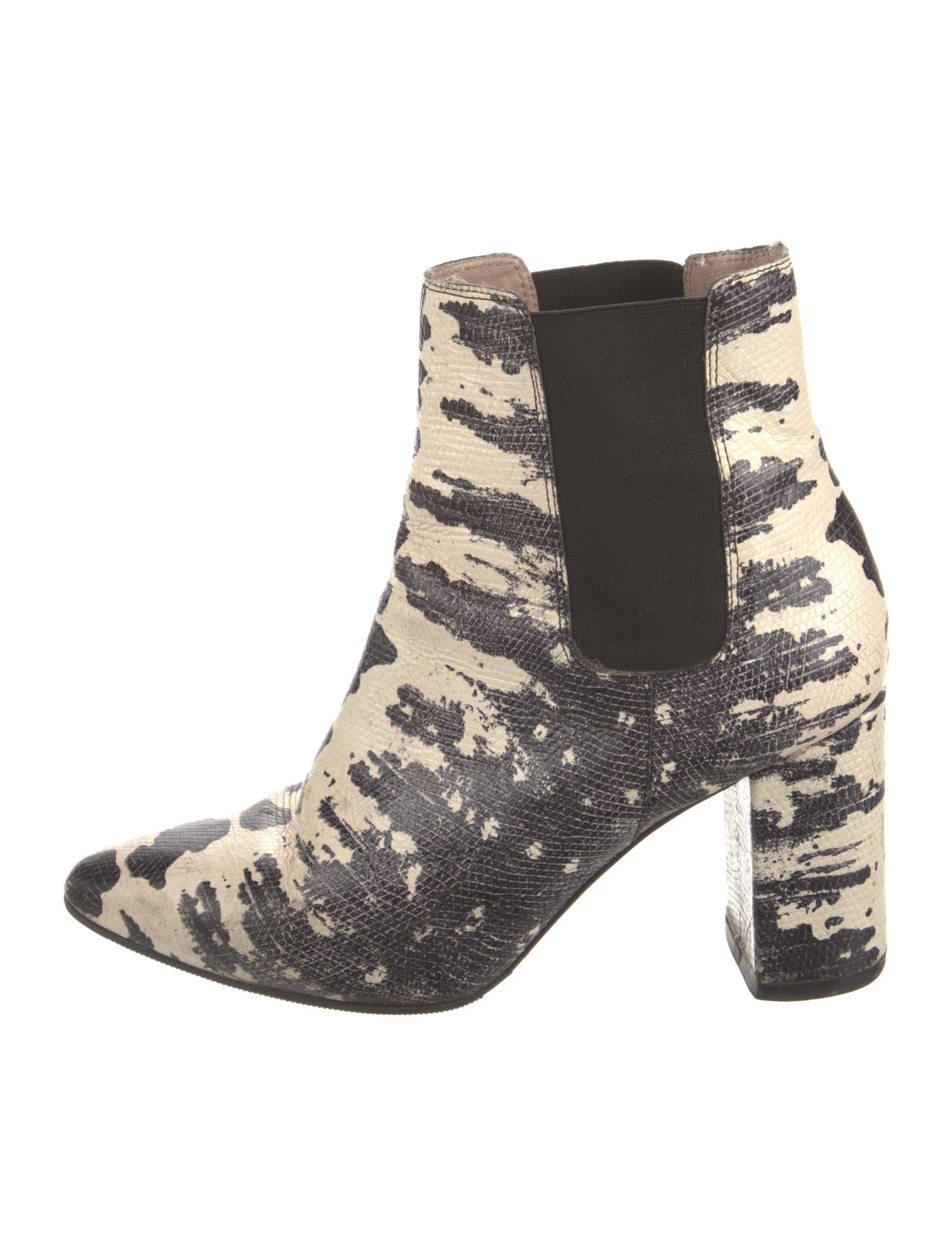 Zimmermann Leather Printed Chelsea Boots