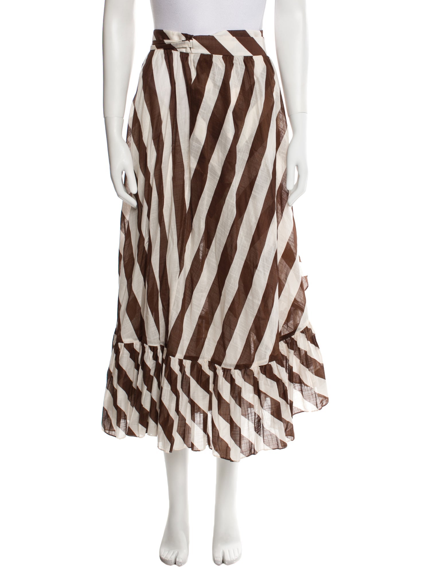 Zimmermann Striped Midi Length Skirt w/ Tags