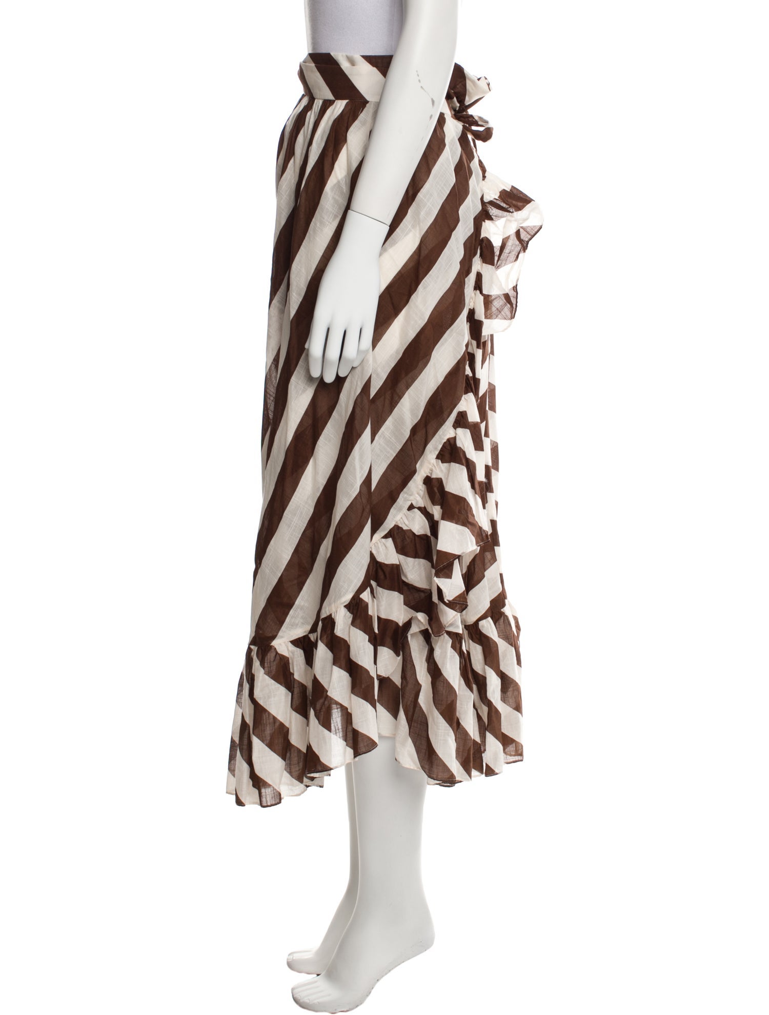 Zimmermann Striped Midi Length Skirt w/ Tags