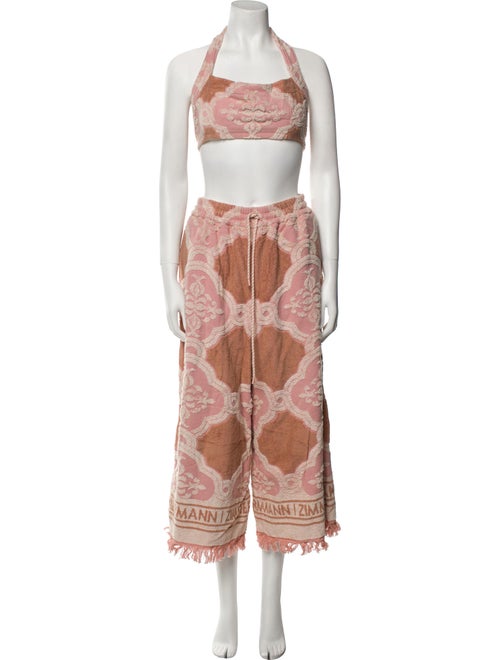 Zimmermann Patterned Pant Set