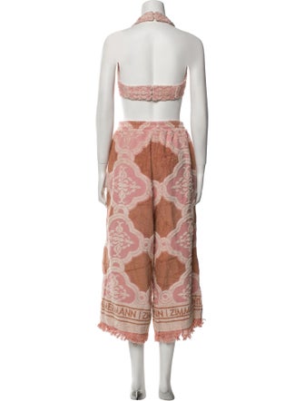 Zimmermann Patterned Pant Set