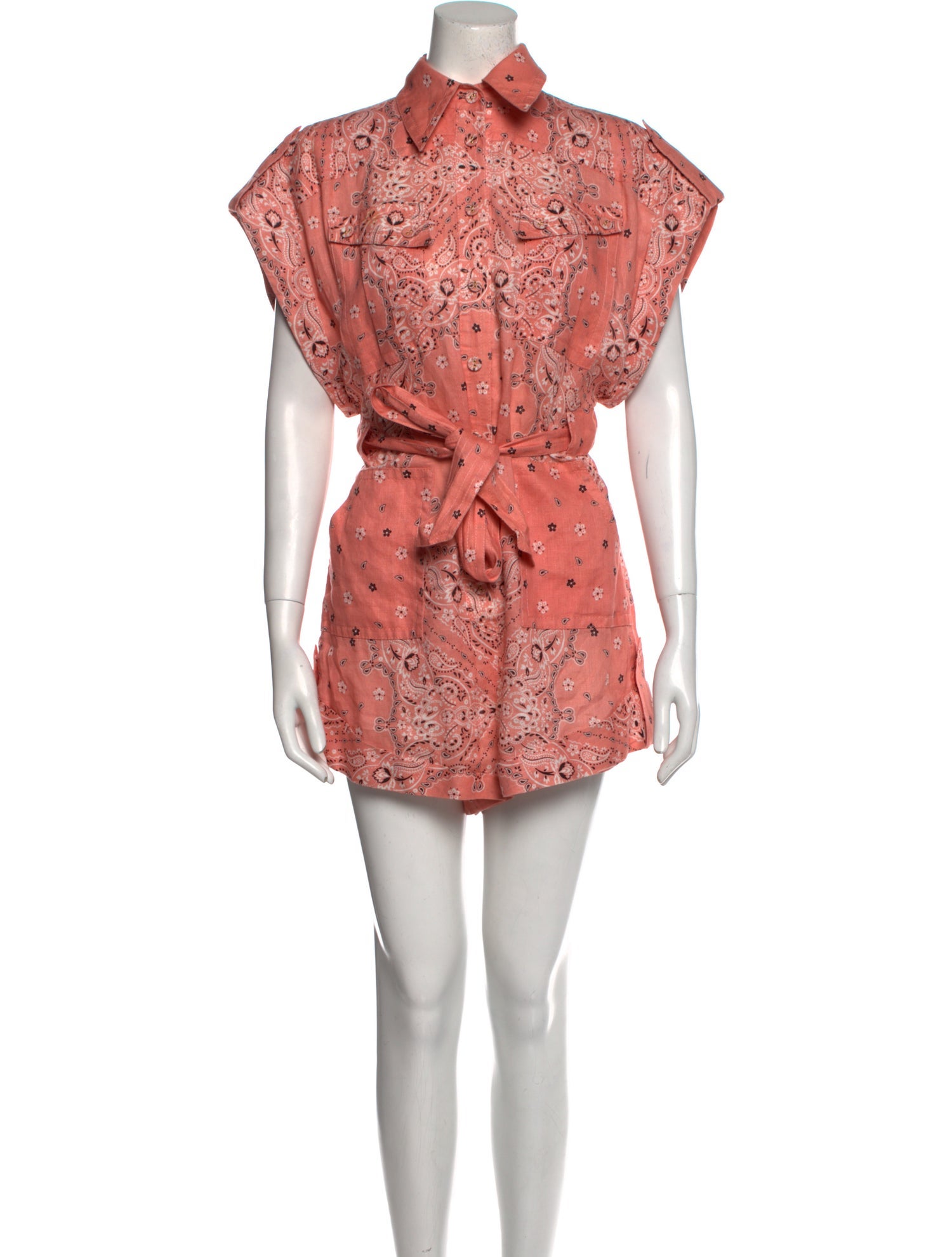 Zimmermann Paisley Print Romper