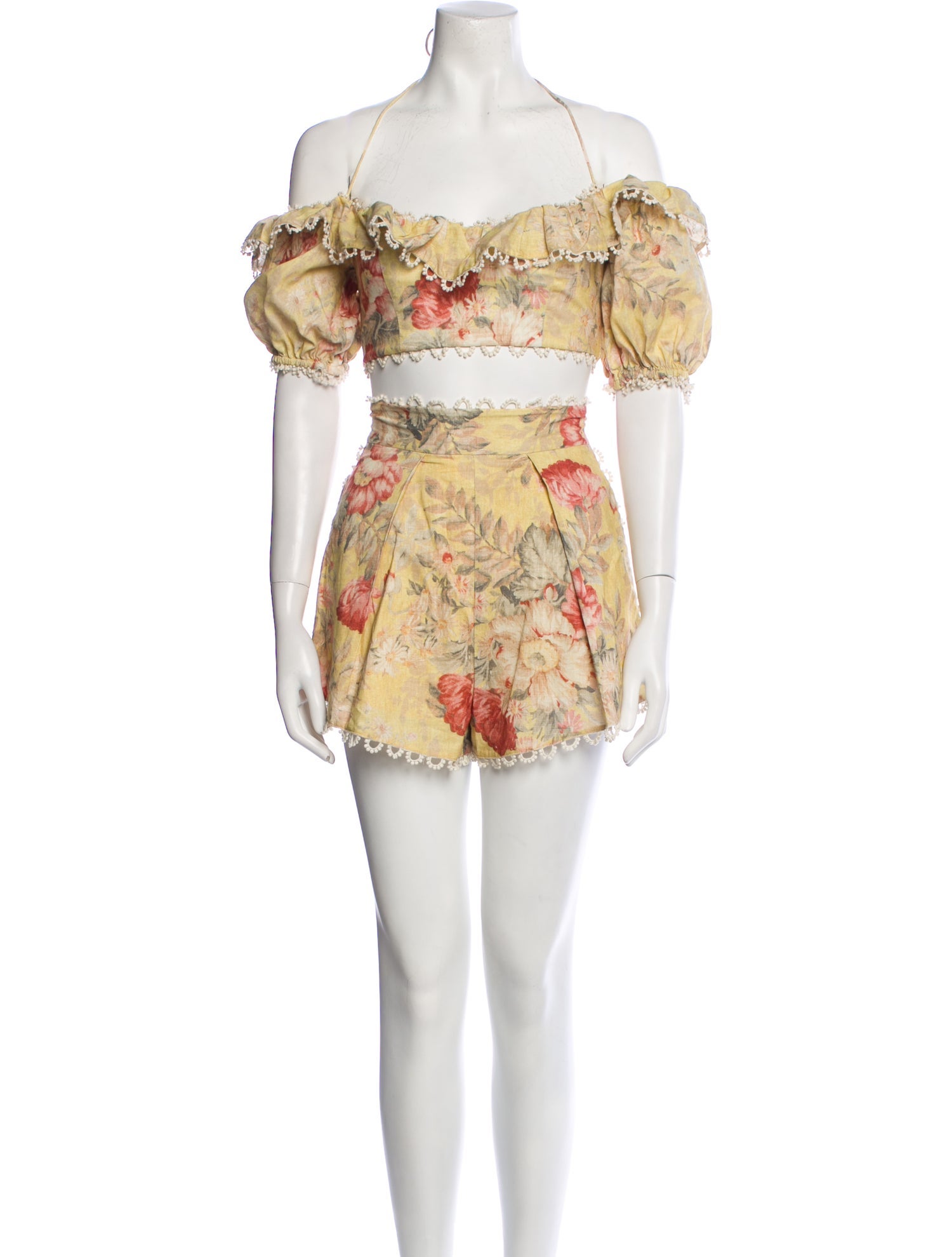 Zimmermann Floral Print Short Set