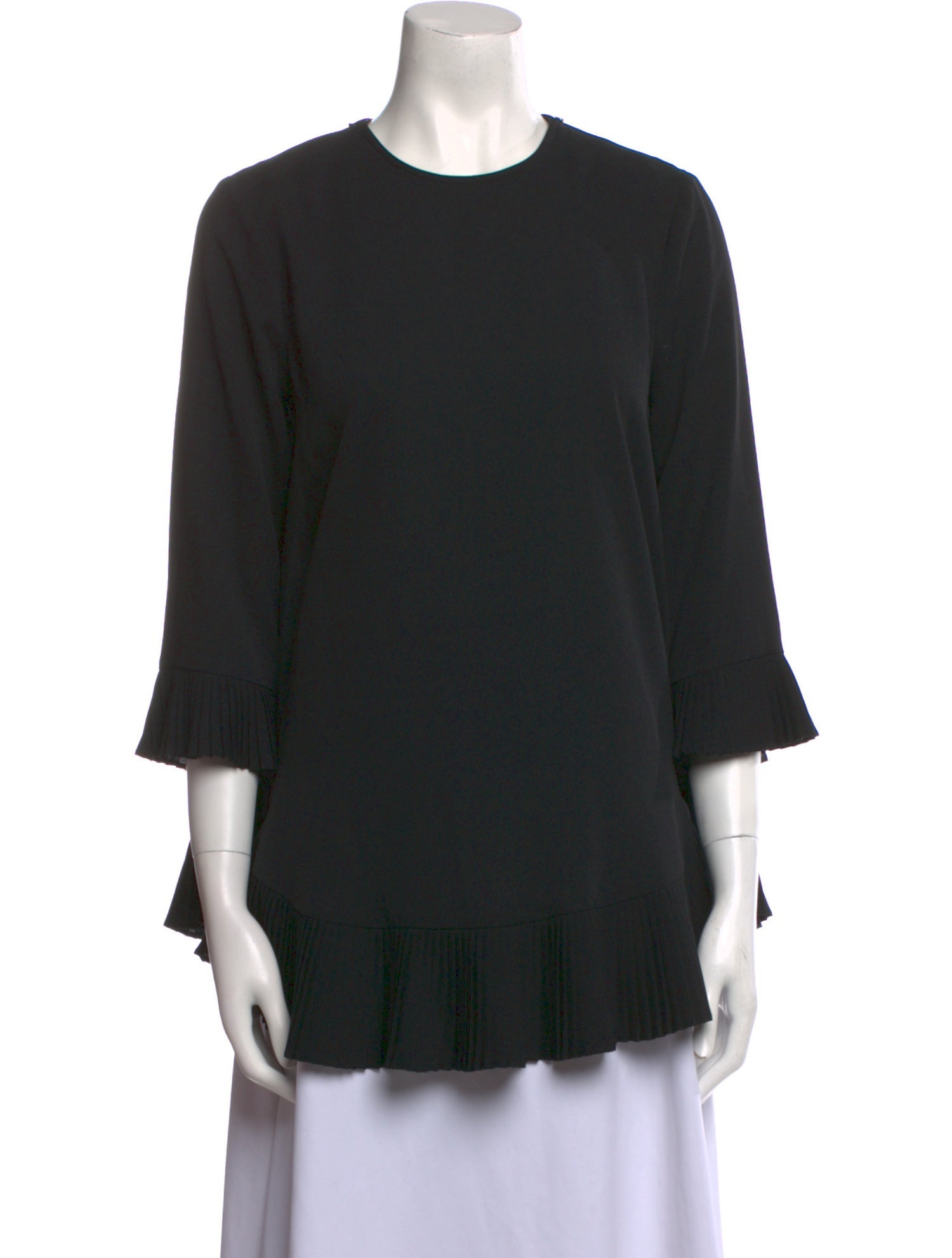 Zimmermann Crew Neck Three-Quarter Sleeve Tunic