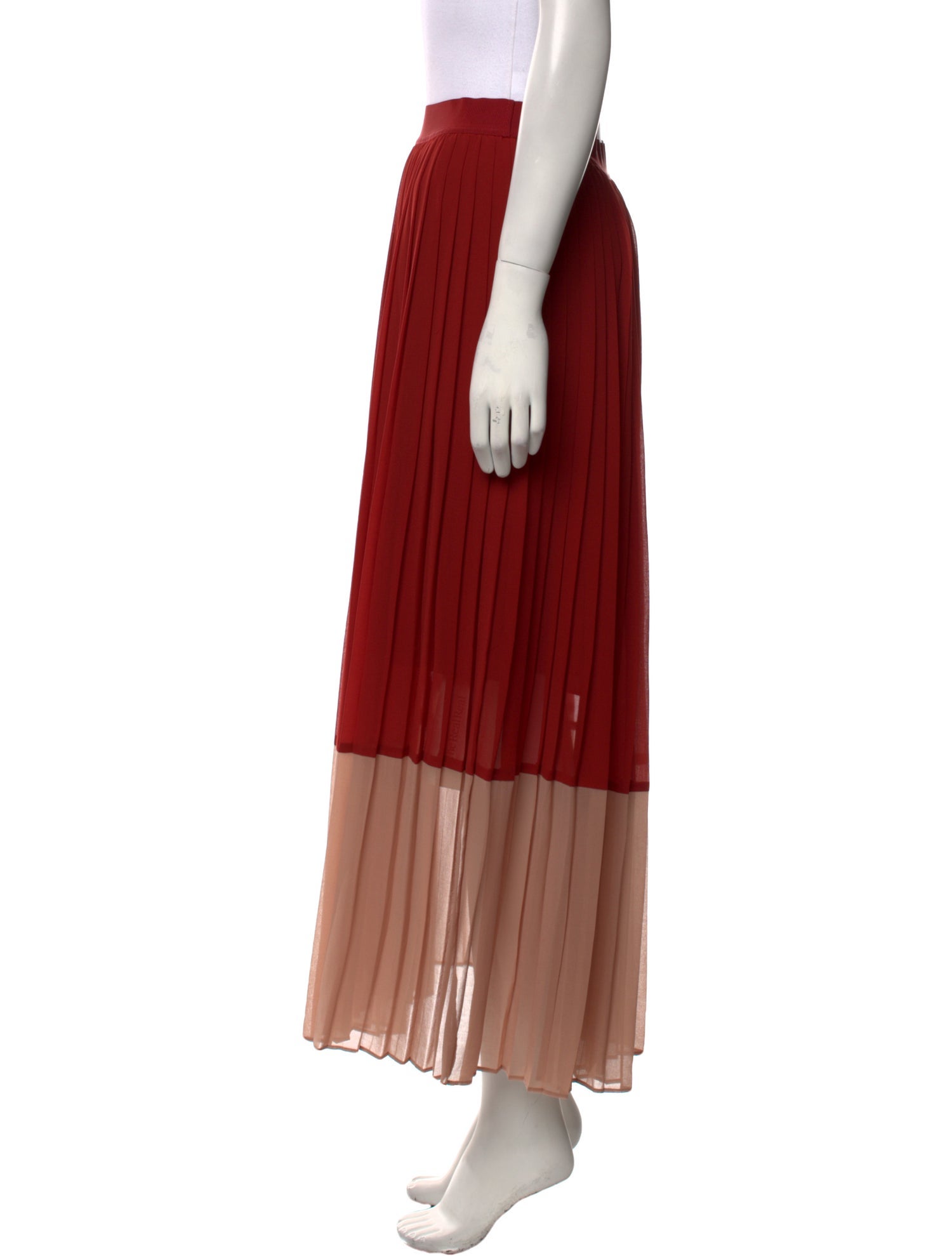 Zimmermann Pleated Accents Midi Length Skirt