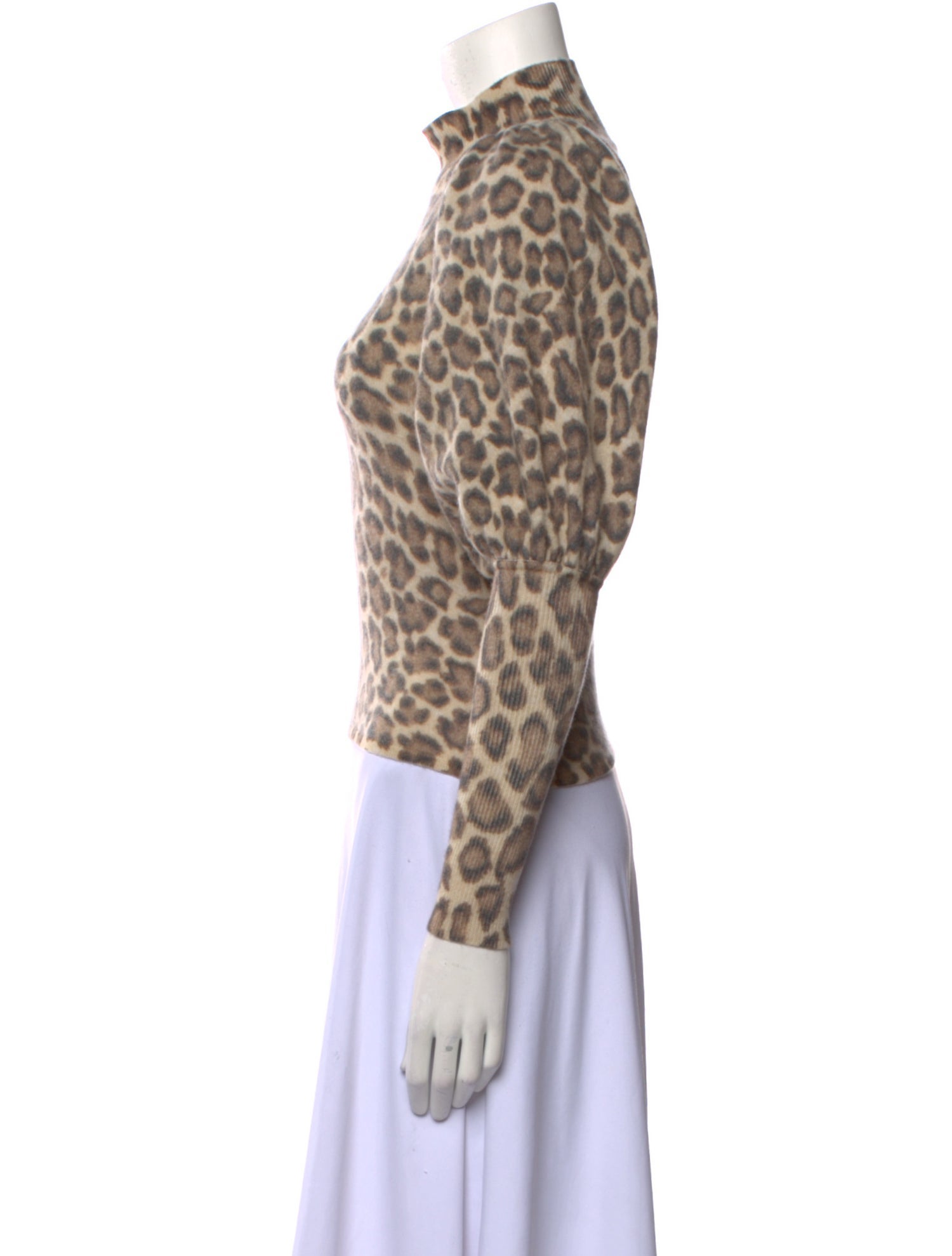 Zimmermann Cashmere Animal Print Sweater