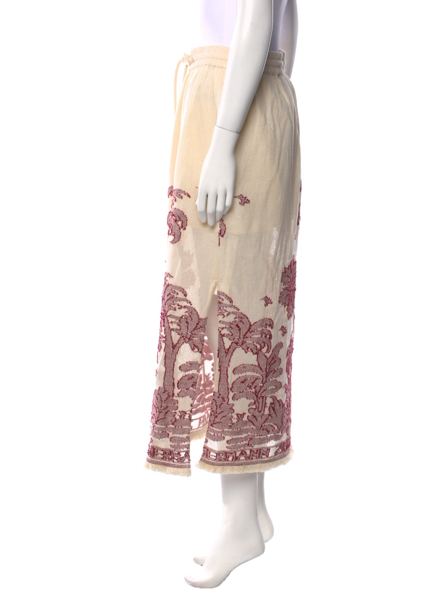 Zimmermann Graphic Print Midi Length Skirt