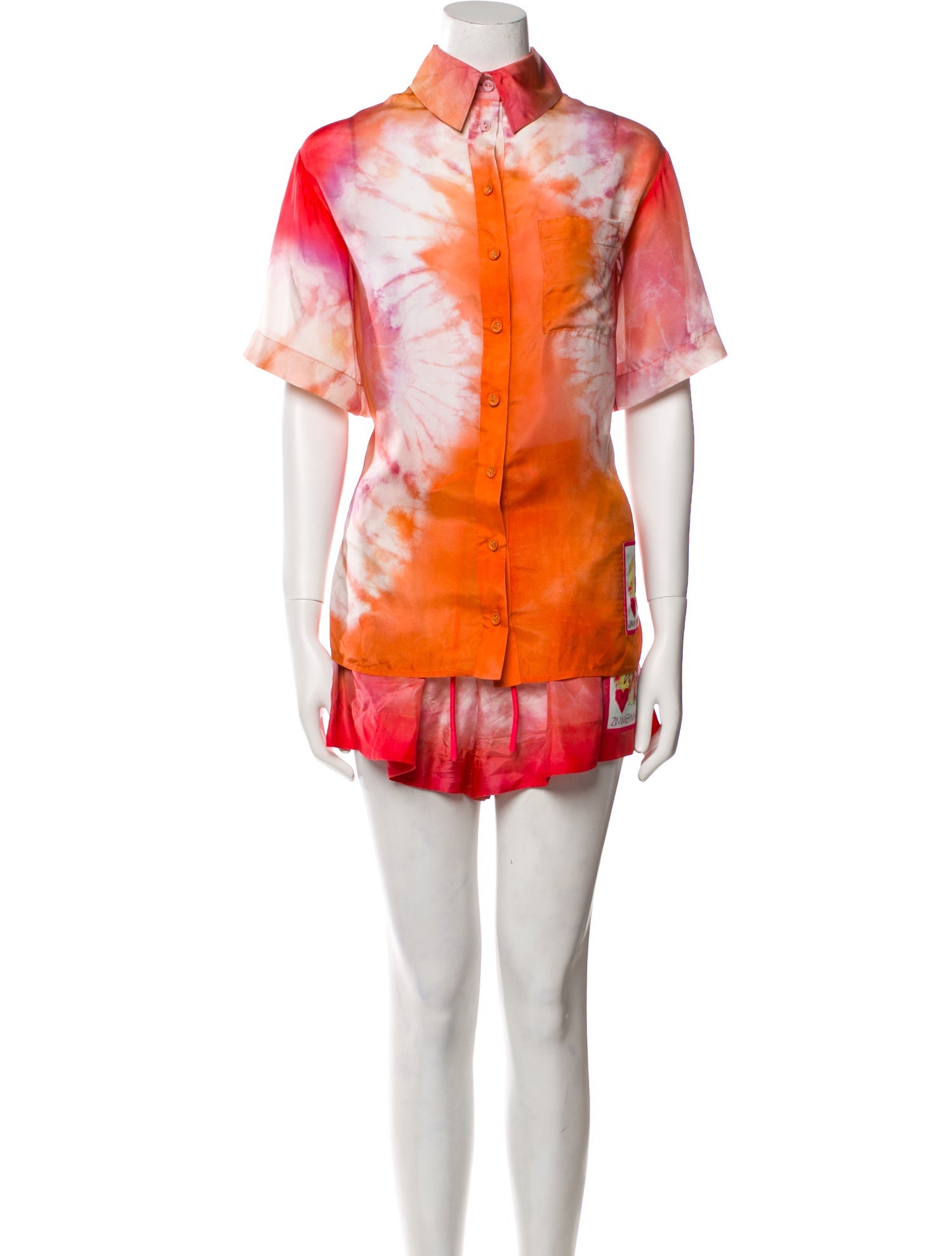 Zimmermann Short Set Silk Short Set