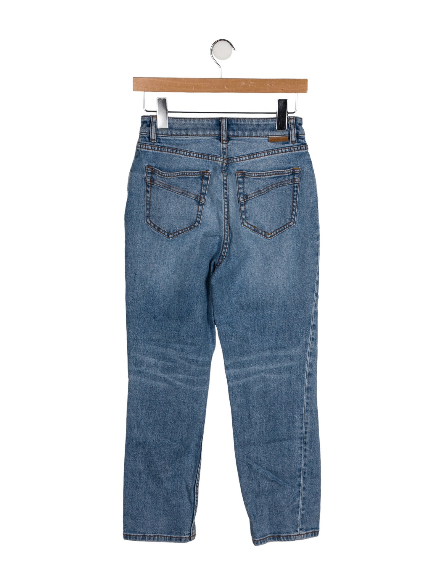 Zimmermann Mid-Rise Straight Leg Jeans