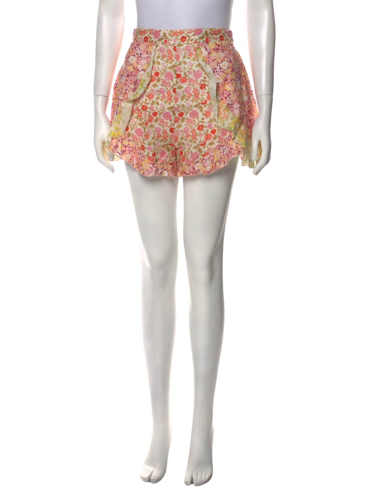 Zimmermann Linen Mini Shorts