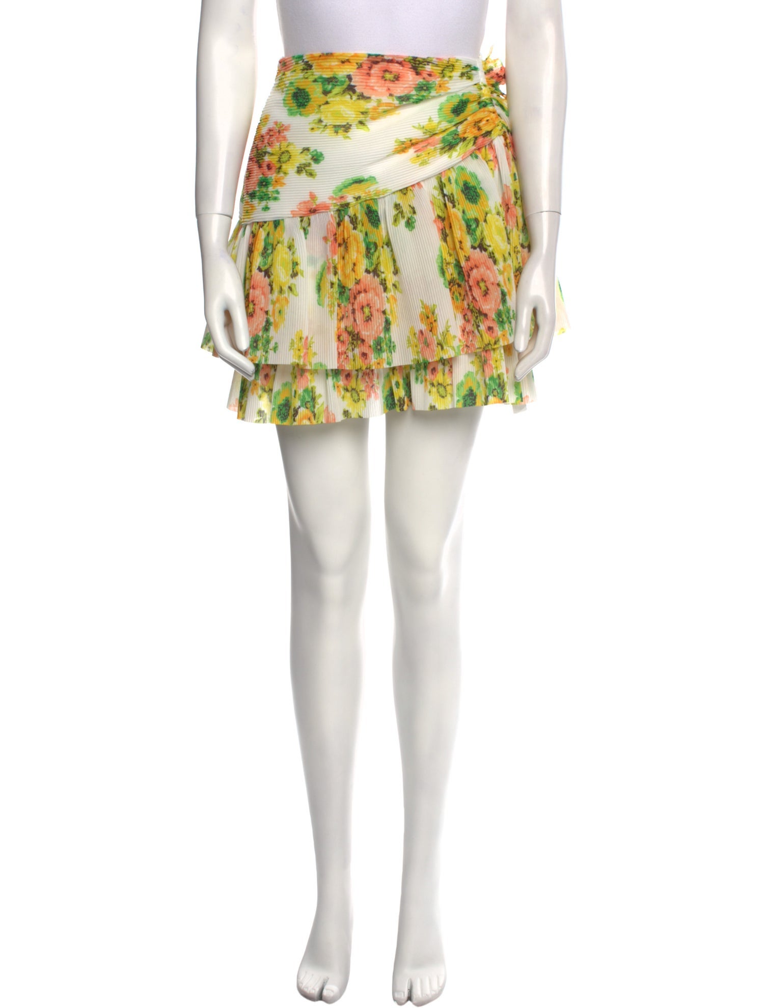Zimmermann Floral Print Mini Skirt