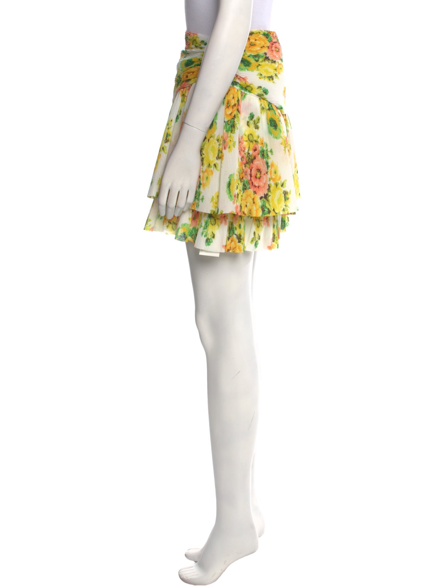 Zimmermann Floral Print Mini Skirt