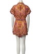 Zimmermann Linen Paisley Print Romper