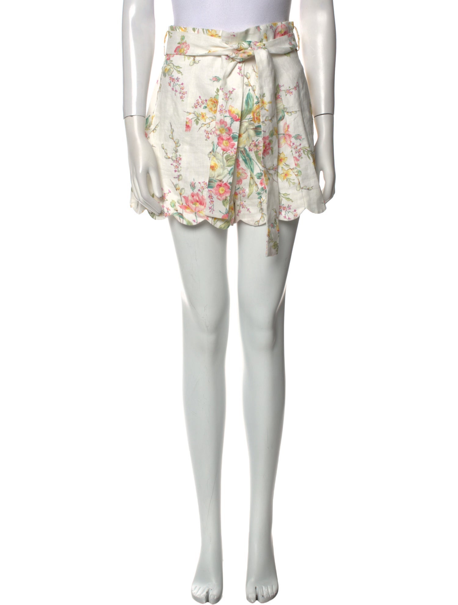 Zimmermann Linen Mini Shorts