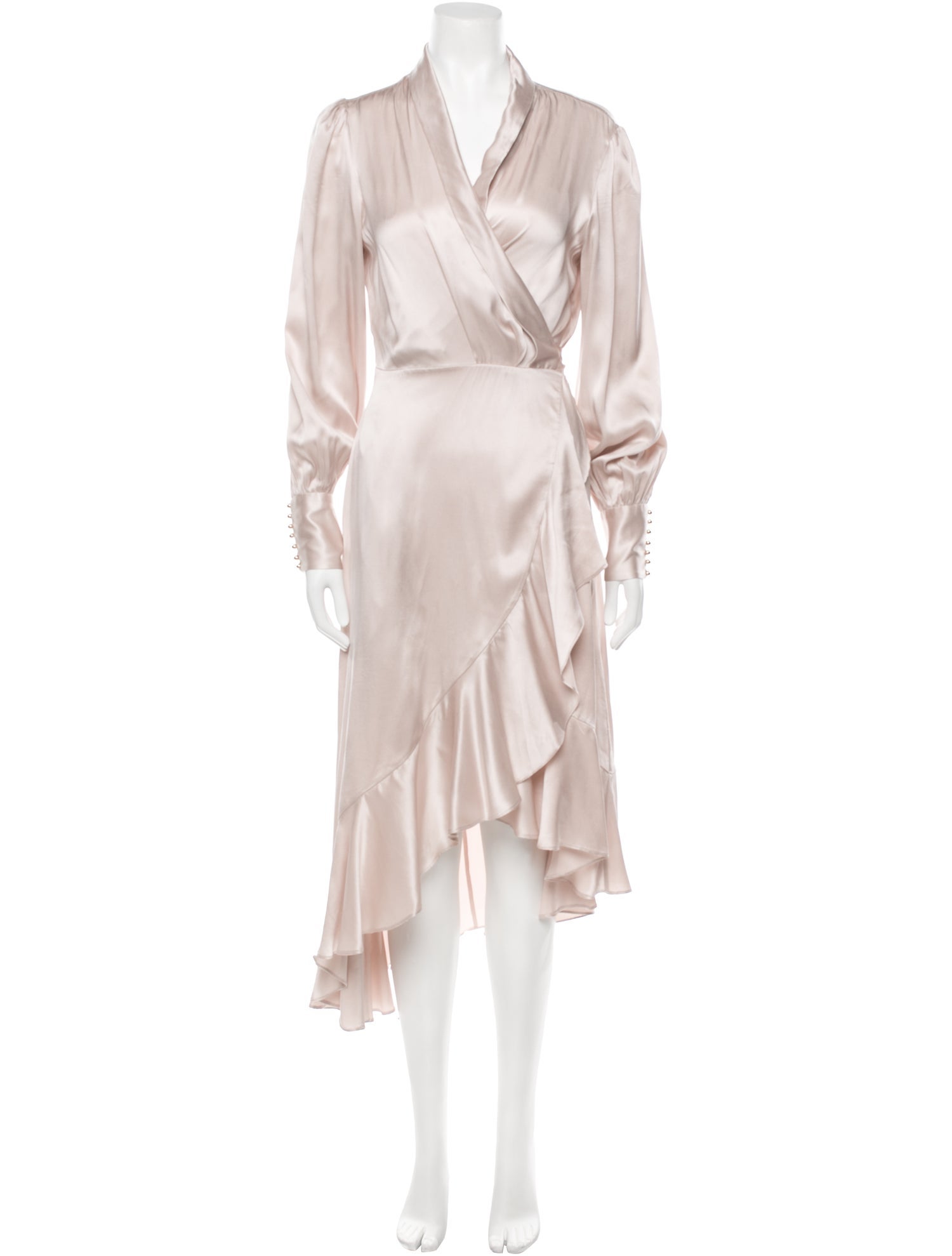 Zimmermann Silk Ruffle Embellishment Robe
