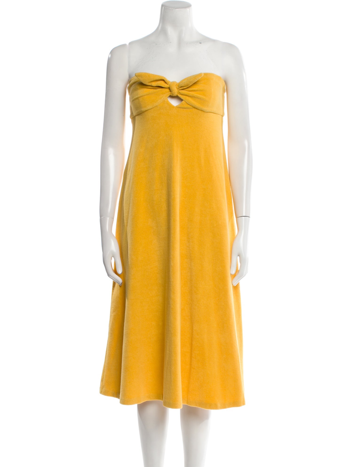 Zimmermann Strapless Knee-Length Dress