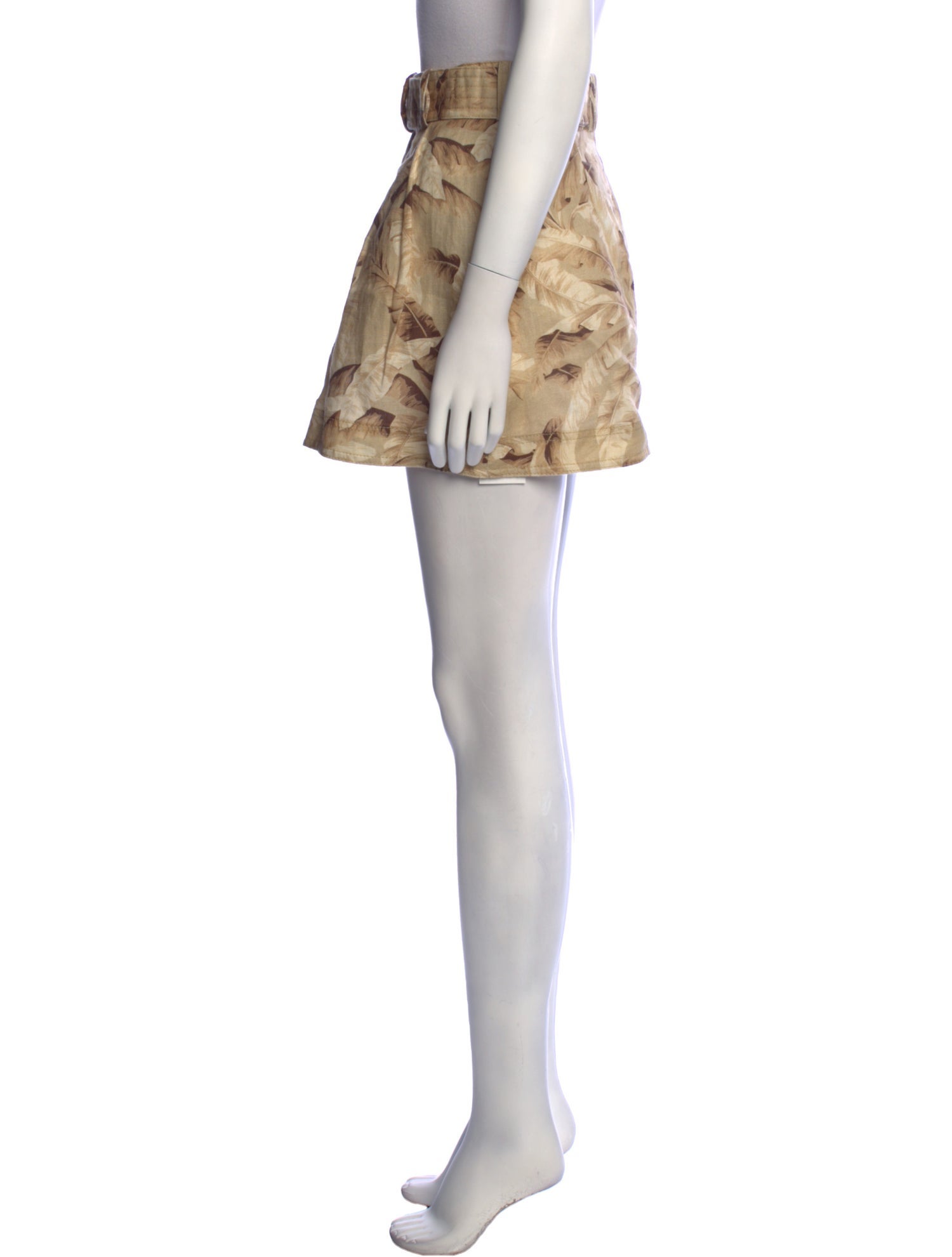 Zimmermann Linen Mini Shorts