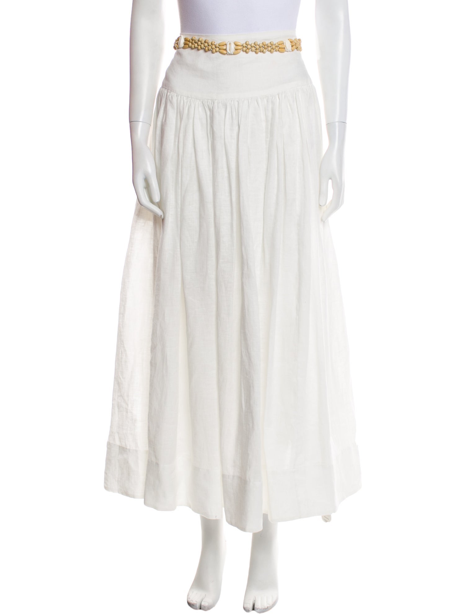 Zimmermann Linen Midi Length Skirt
