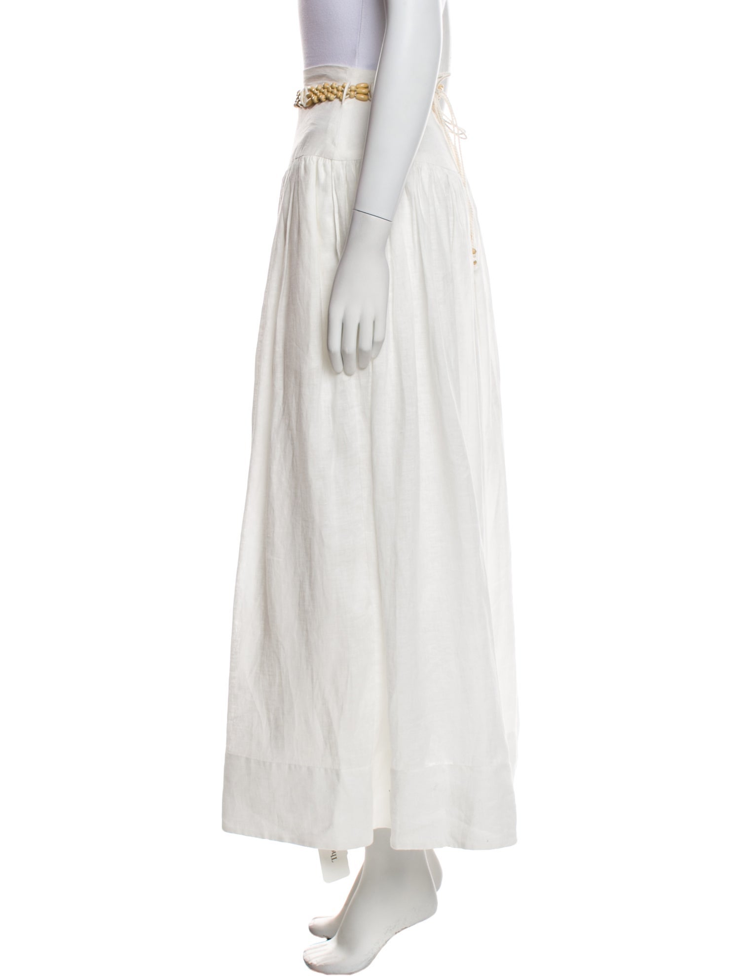Zimmermann Linen Midi Length Skirt