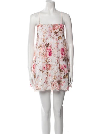 Zimmermann Floral Print Mini Dress