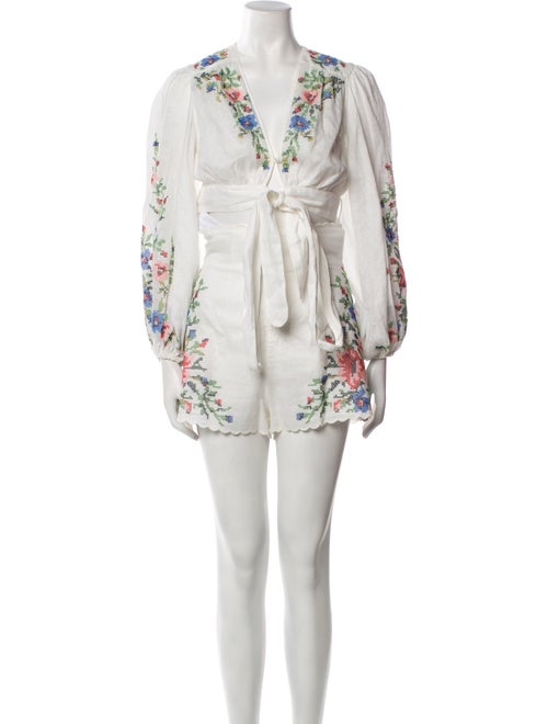 Zimmermann Linen Printed Short Set